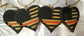 Heart-Shaped Thin Line Flag Wooden Ornament