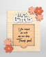 Personalized Teacher Note Holder