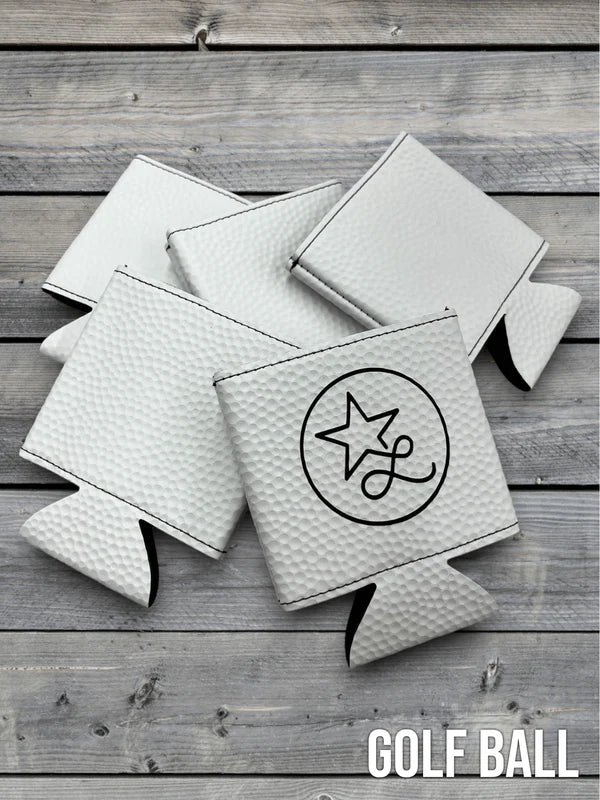Personalized Leather Coozie
