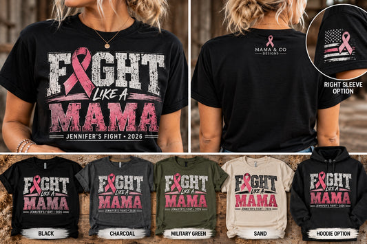 Jennifer's Fight fundraiser shirt — Design 1